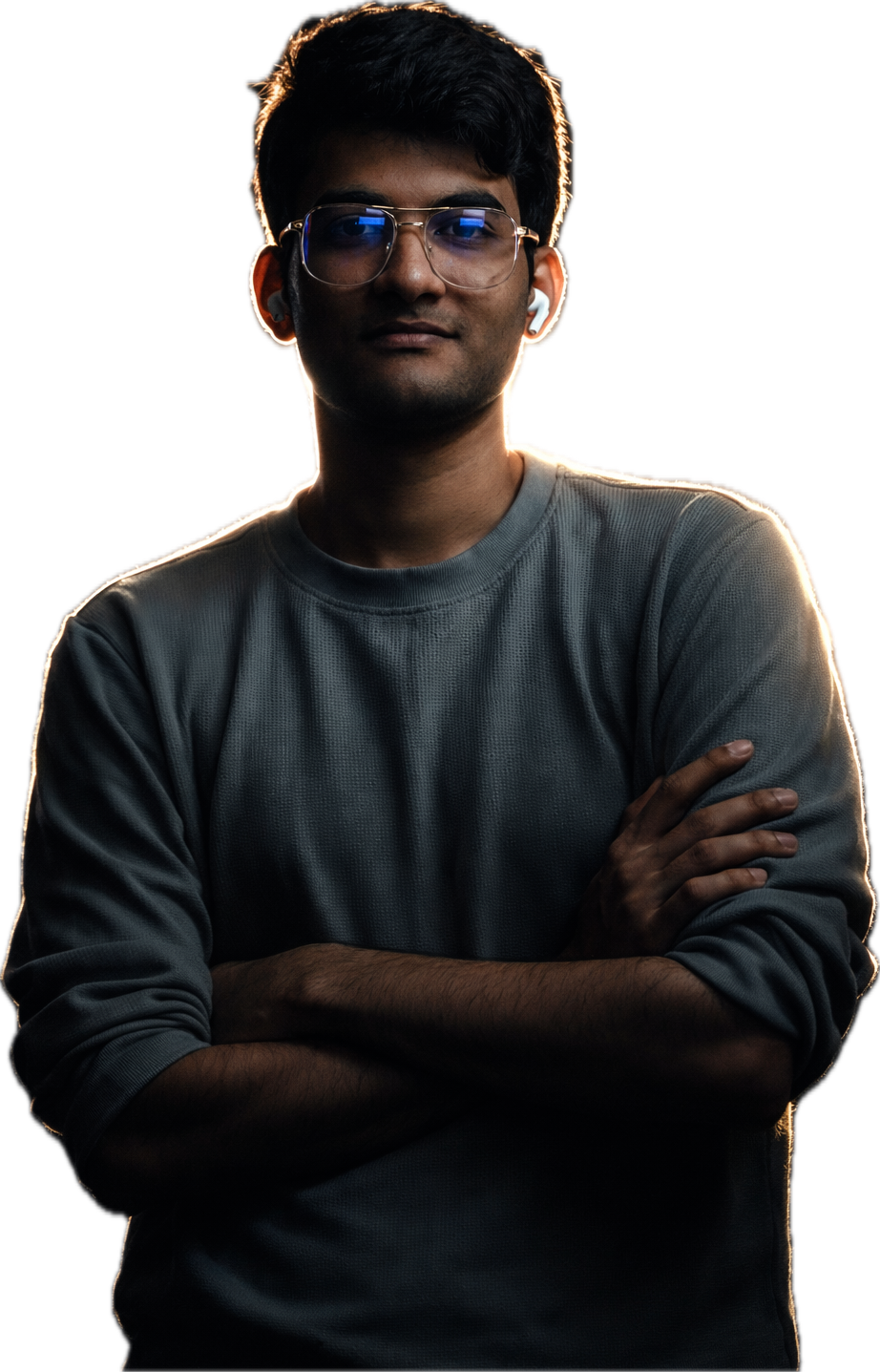 Unnikrishnan foreground portrait